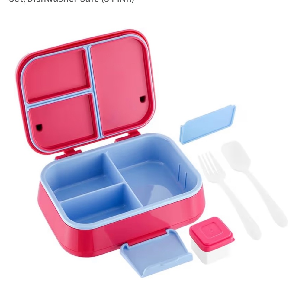 Pink and Blue Bento Lunch Box